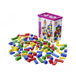 Eichhorn Holzbausteine Bunt 100 Stück – Nachhaltig & Made in Germany