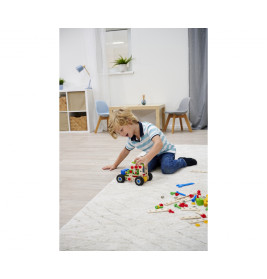 Heros Constructor Holz Baukasten 100 Teile – Fahrzeuge Bauen ab 6 Jahren