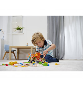 Heros Constructor Holzbausatz 85 Teile – Doppeldecker & Flugsaurier | nachhaltig & pädagogisch