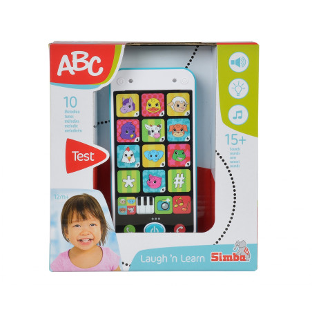 ABC Smartphone mit Licht & Sound – Lernspielzeug für Babys & Kleinkinder ab 12 Monaten