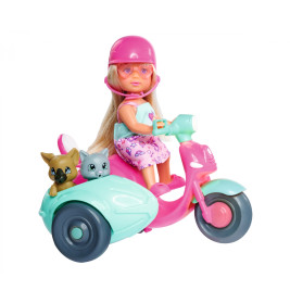 Evi Love Scooter Friends Set | Puppe, Roller, Tiere | Simba Toys