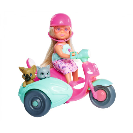 Evi Love Scooter Friends Set | Puppe, Roller, Tiere | Simba Toys
