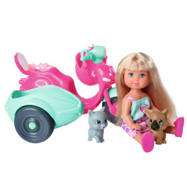 Evi Love Scooter Friends Set | Puppe, Roller, Tiere | Simba Toys