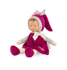 Corolle Babypuppe Miss Röschen | Weiche Stoffpuppe Vanilleduft | Ab Geburt