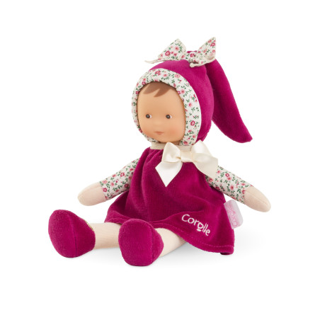 Corolle Babypuppe Miss Röschen | Weiche Stoffpuppe Vanilleduft | Ab Geburt