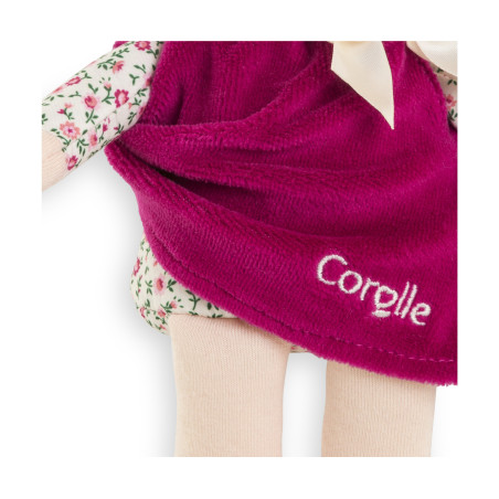 Corolle Babypuppe Miss Röschen | Weiche Stoffpuppe Vanilleduft | Ab Geburt