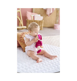 Corolle Babypuppe Miss Röschen | Weiche Stoffpuppe Vanilleduft | Ab Geburt