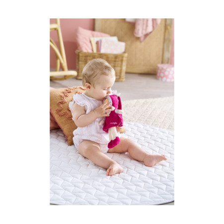 Corolle Babypuppe Miss Röschen | Weiche Stoffpuppe Vanilleduft | Ab Geburt