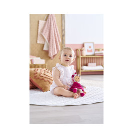 Corolle Babypuppe Miss Röschen | Weiche Stoffpuppe Vanilleduft | Ab Geburt