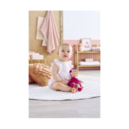 Corolle Babypuppe Miss Röschen | Weiche Stoffpuppe Vanilleduft | Ab Geburt