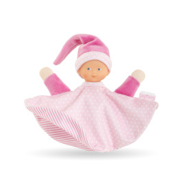 Corolle Tidoudou Sternentraum – Weiche Babypuppe 17cm Rosa | ab 0 Monate