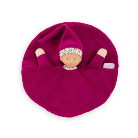 Corolle Tidoudou Röschen Baby-Stoffpuppe | 14 cm, weich & waschbar