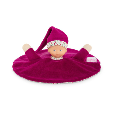 Corolle Tidoudou Röschen Baby-Stoffpuppe | 14 cm, weich & waschbar