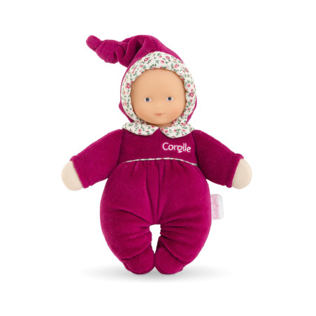 Corolle Babidoux Röschen Babypuppe 20cm – Weicher Vanilleduft, ab Geburt