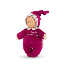 Corolle Babidoux Röschen Babypuppe 20cm – Weicher Vanilleduft, ab Geburt