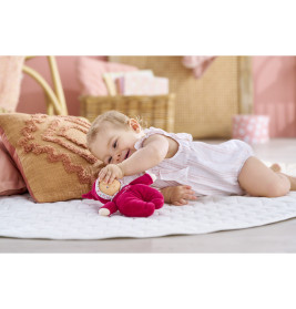 Corolle Babidoux Röschen Babypuppe 20cm – Weicher Vanilleduft, ab Geburt