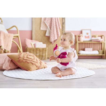 Corolle Babidoux Röschen Babypuppe 20cm – Weicher Vanilleduft, ab Geburt