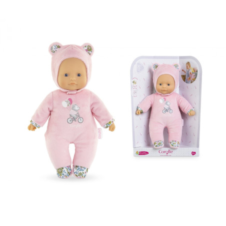 Corolle MDC Sweetheart Babypuppe Rosa – Weiche Stoffpuppe ab Geburt