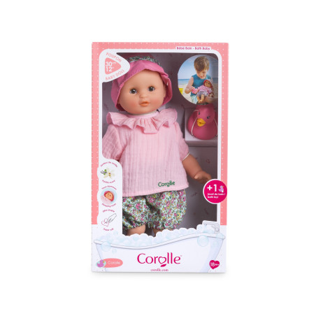Corolle MPP Badebaby Coralie 30cm – Wasserfeste Puppe mit Vanilleduft & Schlafaugen