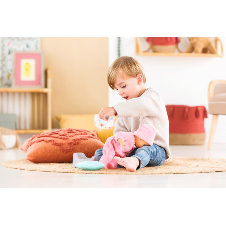Corolle MPP Töpfchen + Tuch Set – Puppenzubehör für 30-36cm Babypuppen | Realistisches Rollenspiel