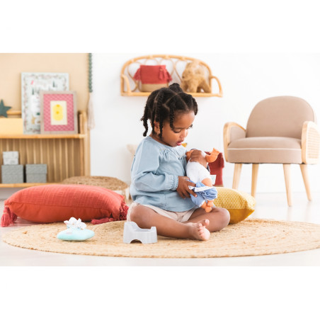 Corolle MPP Töpfchen + Tuch Set – Puppenzubehör für 30-36cm Babypuppen | Realistisches Rollenspiel