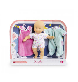 Corolle MPP Mini Calin Gute Nacht Puppe 20cm mit Schlafsack - Vanilleduft Babypuppe