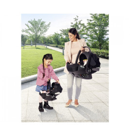 Corolle Cybex Puppen Trageschale & Wiege 2-in-1 für 36-42 cm Puppen, Schwarz