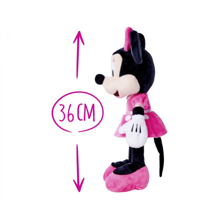 Disney Minnie Maus Plüschtier pink 35cm – Kuschelfigur für Babys & Kinder
