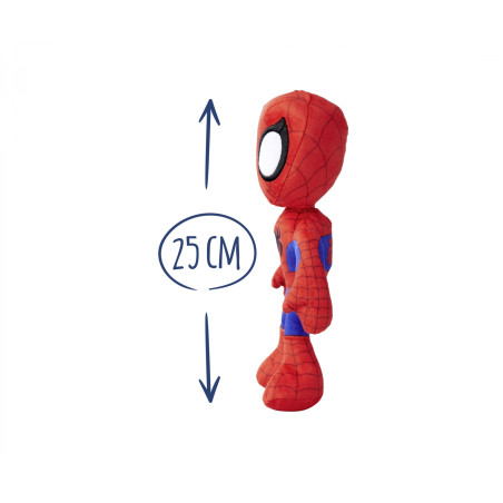 Disney Marvel Spidey Plüschtier 25cm – Leuchtende Augen (GID) – Kuschelig für Kinder