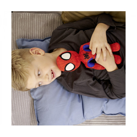 Disney Marvel Spidey Plüschtier 25cm – Leuchtende Augen (GID) – Kuschelig für Kinder