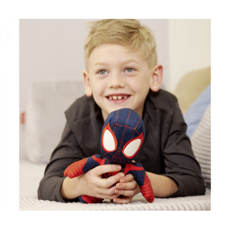 Simba Disney Marvel Miles Morales Plüschtier 25cm – GID Augen (Glow In The Dark) – Ab 0 Monaten