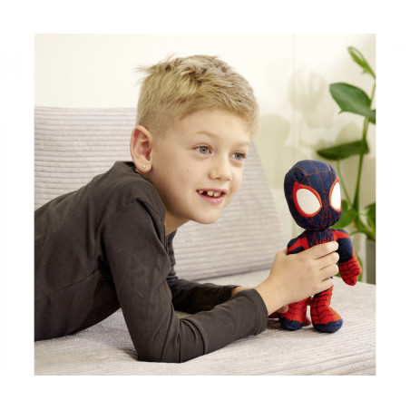 Simba Disney Marvel Miles Morales Plüschtier 25cm – GID Augen (Glow In The Dark) – Ab 0 Monaten
