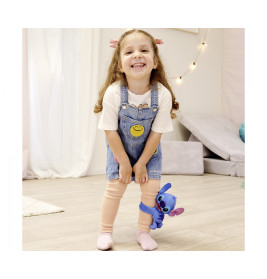 Disney Stitch Schnapparmband Plüsch - Lilo & Stitch Fanartikel für Arm & Tasche (17cm)