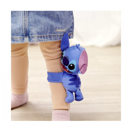 Disney Stitch Schnapparmband Plüsch - Lilo & Stitch Fanartikel für Arm & Tasche (17cm)