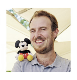 Disney Mickey Maus Schulterplüsch – Magnetische Plüschfigur 12cm