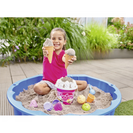 Androni Eimergarnitur Eis – 14-teiliges Sandspielzeug-Set für kreative Eis-Kreationen!