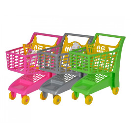 Kindereinkaufswagen mit Puppensitz & großem Staufach – Ideal für Rollenspiele