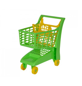 Kindereinkaufswagen mit Puppensitz & großem Staufach – Ideal für Rollenspiele