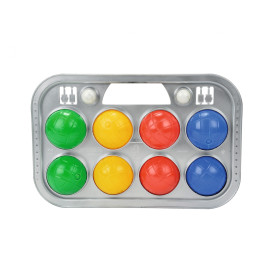 Androni Boccia Spiel im Tragekorb – Das klassische Geschicklichkeitsspiel für draußen!