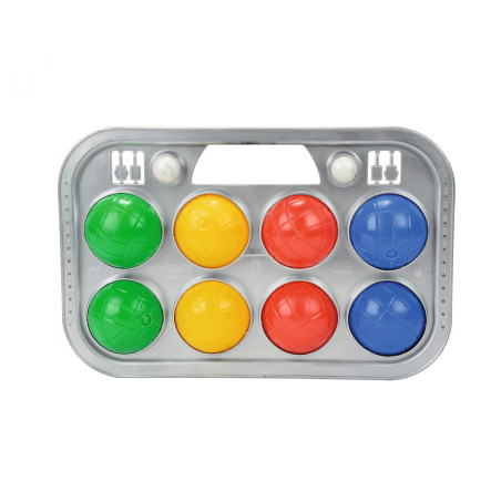 Androni Boccia Spiel im Tragekorb – Das klassische Geschicklichkeitsspiel für draußen!