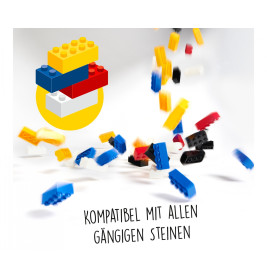 Blox Eimer Bausteine 500 Teile - Kreativer Spielspaß ab 4 Jahren