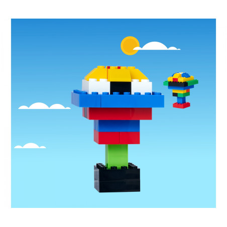 Blox Eimer Bausteine 500 Teile - Kreativer Spielspaß ab 4 Jahren