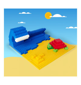 Blox Bausteine Eimer 250 Teile – Kreatives Steckspielzeug für Kleinkinder