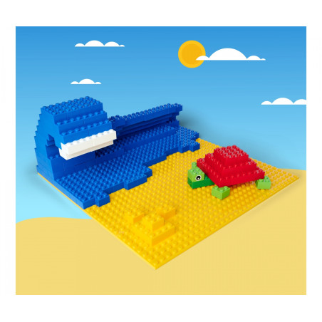 Blox Bausteine Eimer 250 Teile – Kreatives Steckspielzeug für Kleinkinder