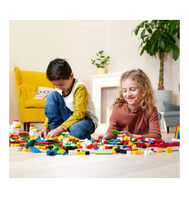 Blox Bausteine Eimer 250 Teile – Kreatives Steckspielzeug für Kleinkinder