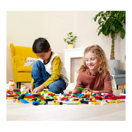 Blox Bausteine Eimer 250 Teile – Kreatives Steckspielzeug für Kleinkinder