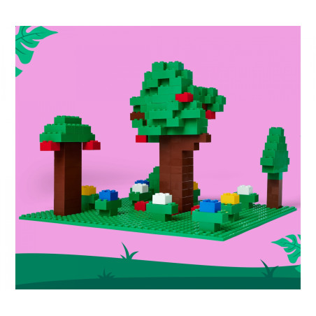 Simba Blox Bauplatten (4er Set) – 25x25cm in 4 Farben für Bausteine