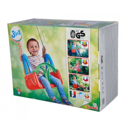 Androni™ 3 in 1 Schaukel: Mitwachsend für 0-5+ Jahre – Sicherer Schaukelspaß | EAN 8000796183064