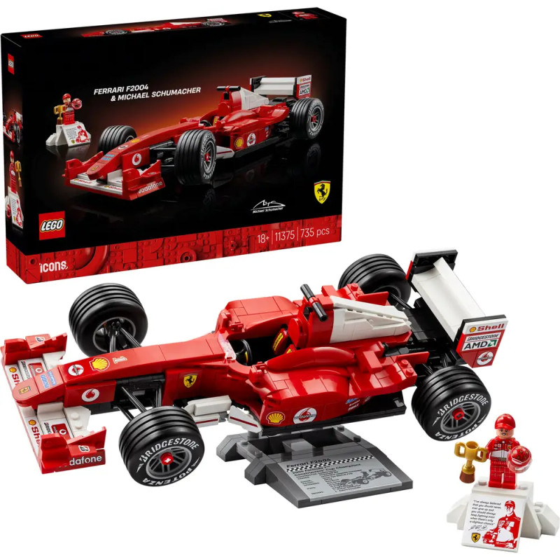 LEGO® Icons 11375 Ferrari F2004 und Michael Schumacher