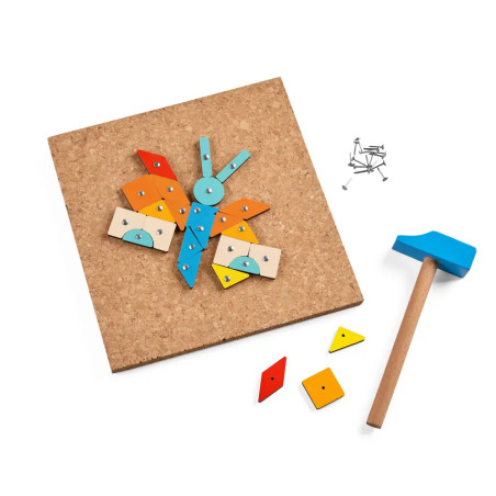 Hammer-Nagelspiel Geometrie